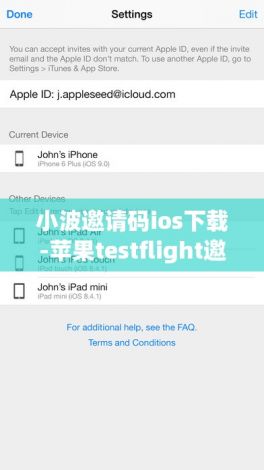 小波邀请码ios下载-苹果testflight邀请码v4.2.6官方版